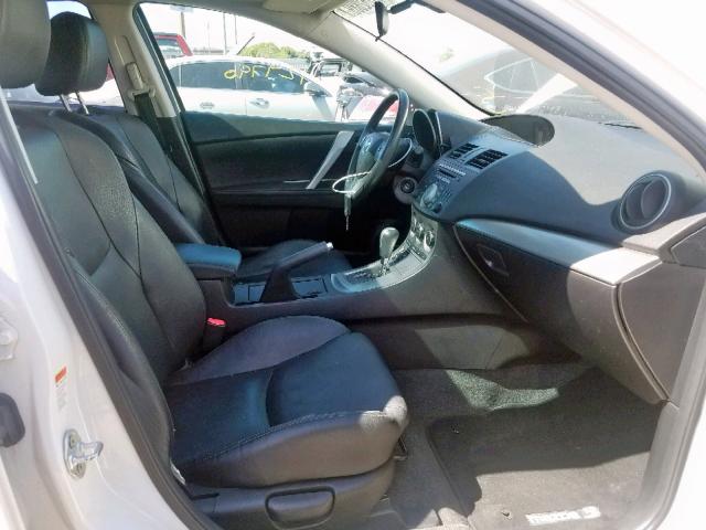 JM1BL1S5XA1197432 - 2010 MAZDA 3 S WHITE photo 5