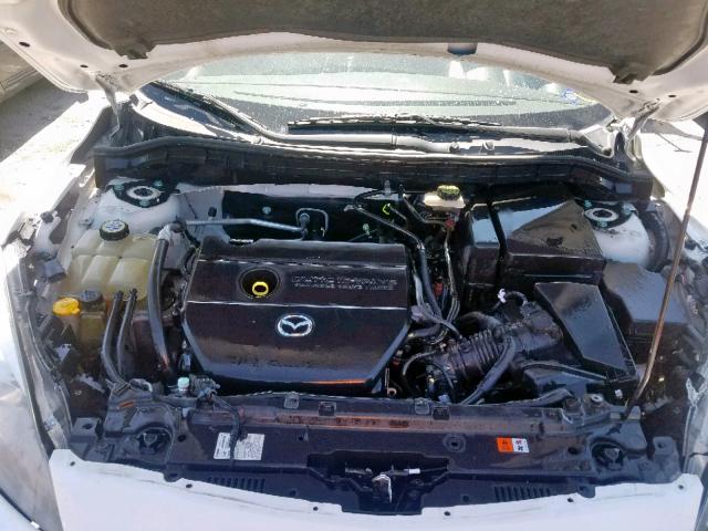 JM1BL1S5XA1197432 - 2010 MAZDA 3 S WHITE photo 7