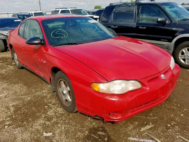 2G1WW12E859359819 - 2005 CHEVROLET MONTE CARL წითელი ფოტო 1