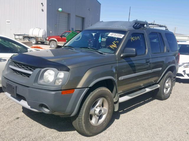 5N1ED28Y62C545665 - 2002 NISSAN XTERRA XE GREEN photo 2