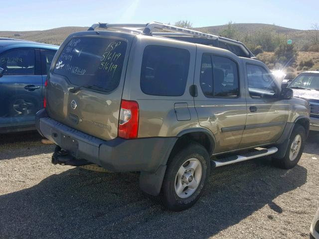 5N1ED28Y62C545665 - 2002 NISSAN XTERRA XE GREEN photo 4