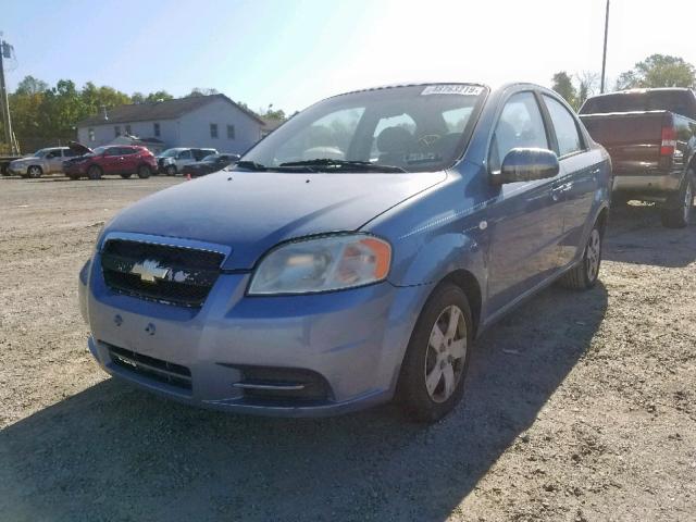 KL1TD56697B062304 - 2007 CHEVROLET AVEO BASE Көк фото 2