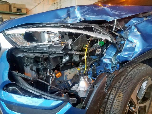 KM8J3CA23JU732156 - 2018 HYUNDAI TUCSON VAL BLUE photo 9