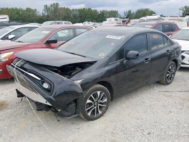 19XFB2F92DE085796 - 2013 HONDA CIVIC EXL 黑色 照片 1