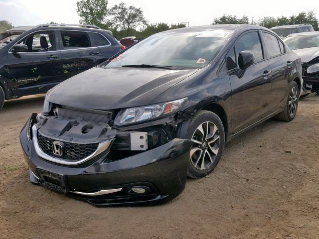 19XFB2F92DE085796 - 2013 HONDA CIVIC EXL 黑色 照片 2