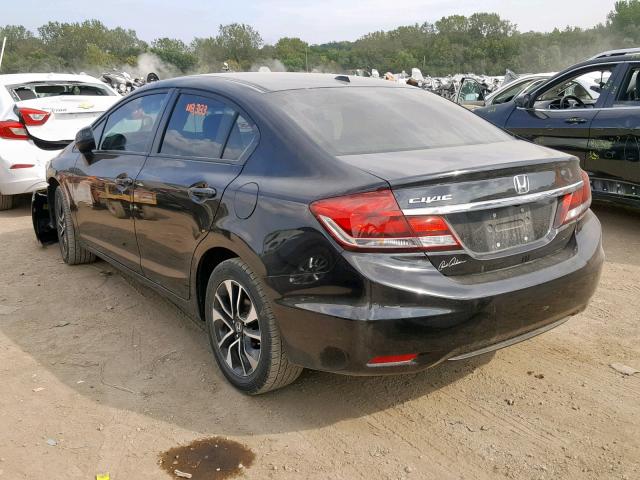 19XFB2F92DE085796 - 2013 HONDA CIVIC EXL 黑色 照片 3