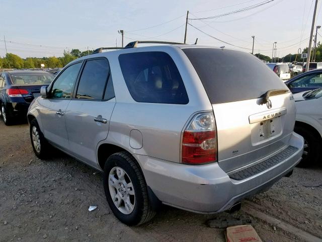 2HNYD18805H528898 - 2005 ACURA MDX TOURIN SILVER photo 3