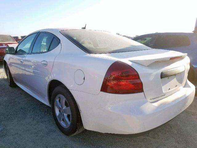 2G2WP552881164680 - 2008 PONTIAC GRAND PRIX WHITE photo 3