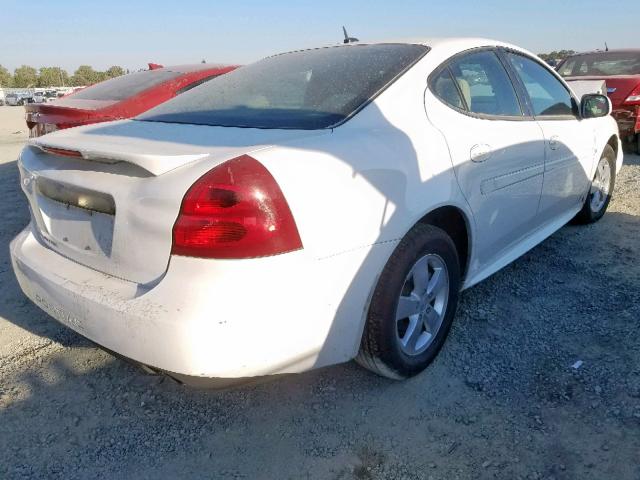 2G2WP552881164680 - 2008 PONTIAC GRAND PRIX WHITE photo 4