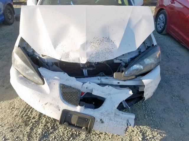 2G2WP552881164680 - 2008 PONTIAC GRAND PRIX WHITE photo 7