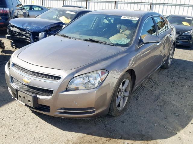 1G1ZC5E0XCF129569 - 2012 CHEVROLET MALIBU 1LT CHARCOAL photo 2