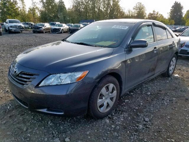 4T4BE46K99R069125 - 2009 TOYOTA CAMRY BASE GRAY photo 2