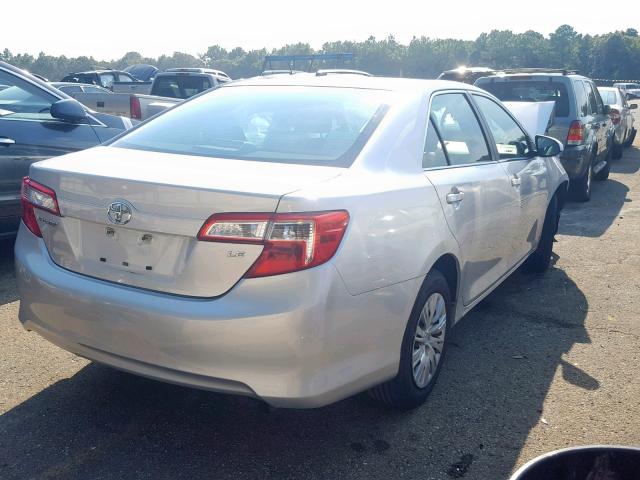 4T1BF1FKXCU133363 - 2012 TOYOTA CAMRY BASE SILVER photo 4