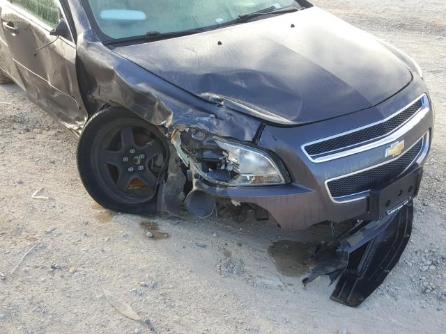1G1ZA5E01CF382625 - 2012 CHEVROLET MALIBU LS GRAY photo 9