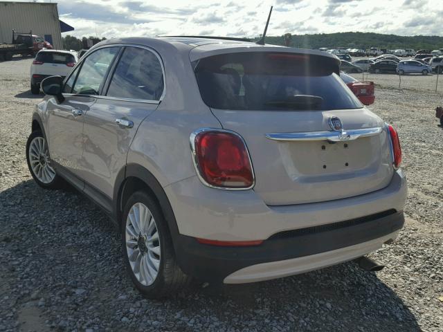 ZFBCFXDT0GP347289 - 2016 FIAT 500X LOUNG WHITE photo 3