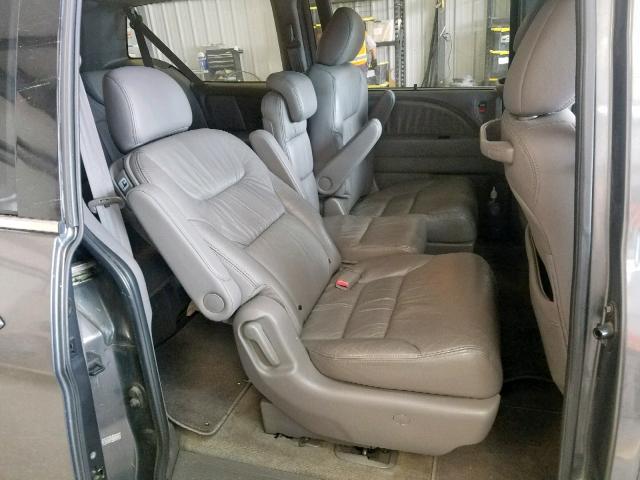 5FNRL3H74AB029148 - 2010 HONDA ODYSSEY EX GRAY photo 6