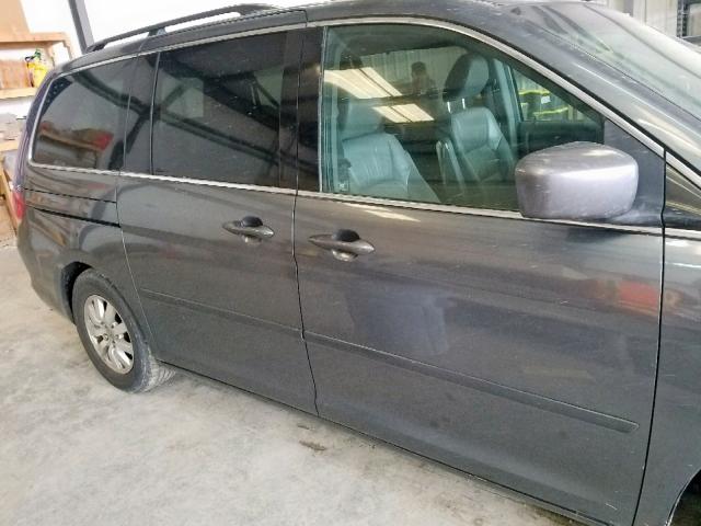 5FNRL3H74AB029148 - 2010 HONDA ODYSSEY EX GRAY photo 9