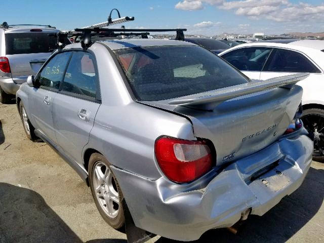 JF1GD29612G506216 - 2002 SUBARU IMPREZA WR SILVER photo 3