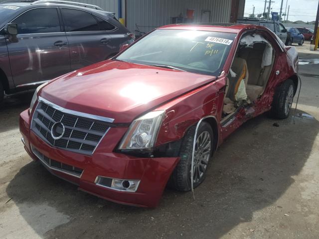 1G6DJ5EYXB0164114 - 2011 CADILLAC CTS PERFOR BURGUNDY photo 2