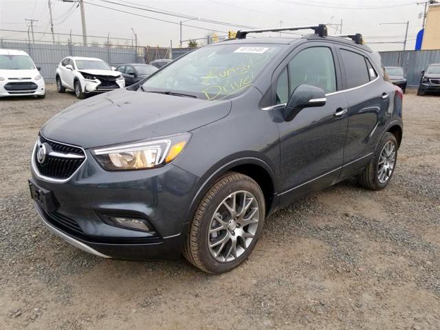 KL4CJ2SB4JB639518 - 2018 BUICK ENCORE SPO GRAY photo 2