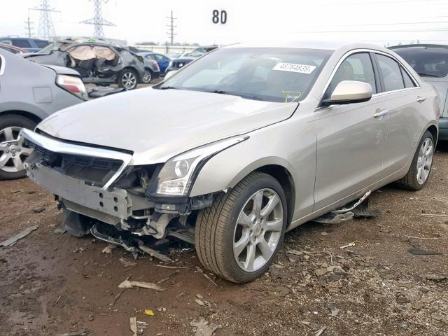 1G6AG5RXXD0147173 - 2013 CADILLAC ATS TAN photo 2