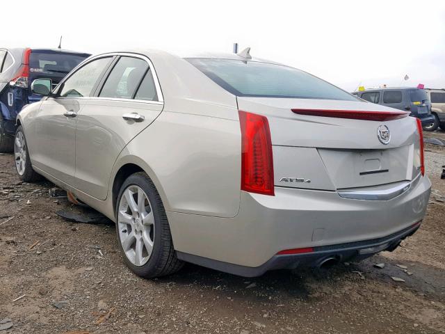 1G6AG5RXXD0147173 - 2013 CADILLAC ATS TAN photo 3