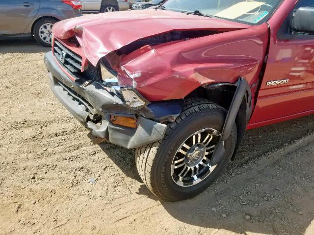 4S6CM58V4V4401830 - 1997 HONDA PASSPORT E 红色 照片 9