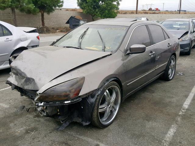 1HGCM56756A011759 - 2006 HONDA ACCORD EX SILVER photo 2