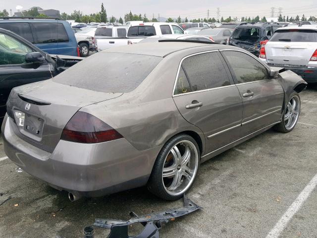 1HGCM56756A011759 - 2006 HONDA ACCORD EX SILVER photo 4