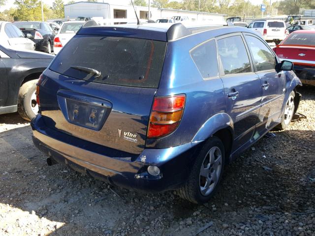 5Y2SL65856Z409665 - 2006 PONTIAC VIBE BLUE photo 4