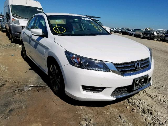 1HGCR2F36FA101113 - 2015 HONDA ACCORD LX WHITE photo 1