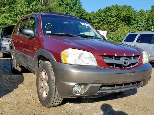 4F2YZ041X4KM13209 - 2004 MAZDA TRIBUTE LX RED photo 1