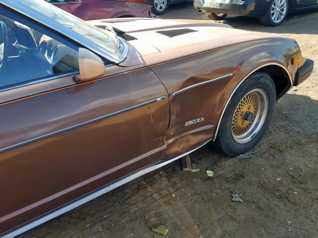 HS130149932 - 1979 DATSUN 280ZX BROWN photo 9