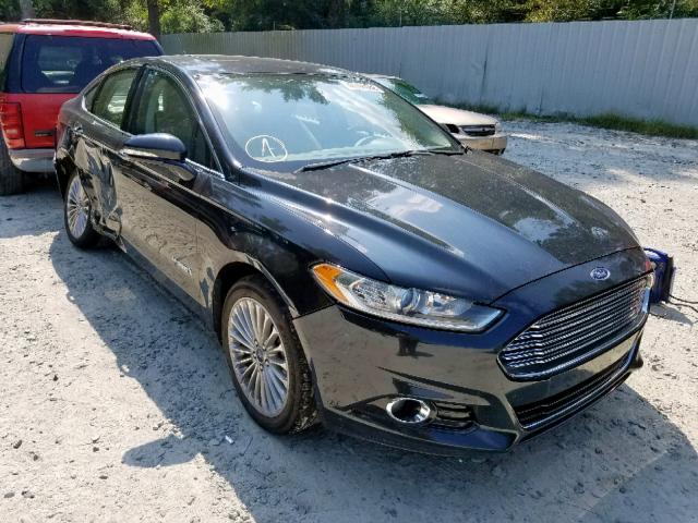 3FA6P0RU8ER363350 - 2014 FORD FUSION TIT BLACK photo 1