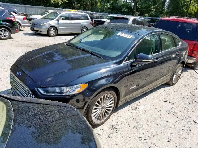 3FA6P0RU8ER363350 - 2014 FORD FUSION TIT BLACK photo 2