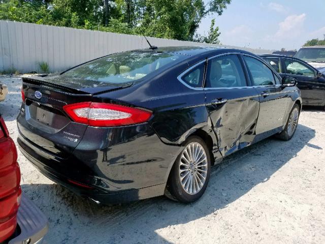 3FA6P0RU8ER363350 - 2014 FORD FUSION TIT BLACK photo 4