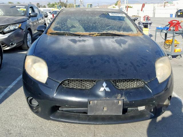 4A3AK24F06E006933 - 2006 MITSUBISHI ECLIPSE GS BLACK photo 9