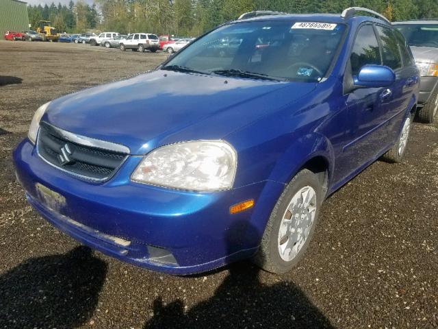 KL5JD86Z36K267536 - 2006 SUZUKI FORENZA BLUE photo 2