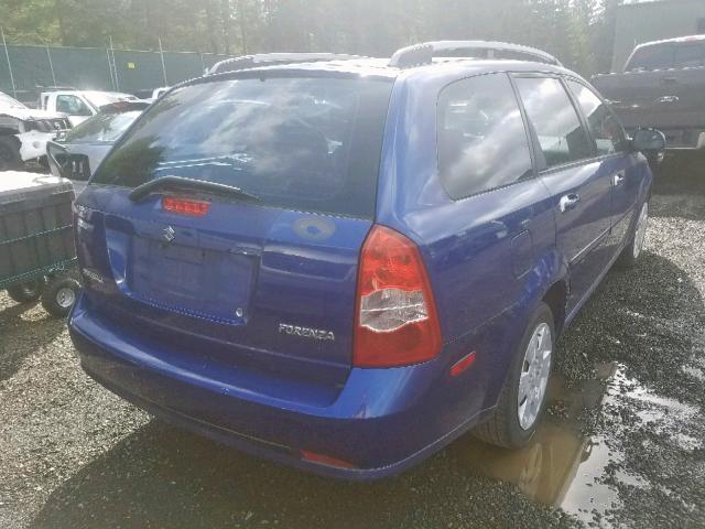 KL5JD86Z36K267536 - 2006 SUZUKI FORENZA BLUE photo 4