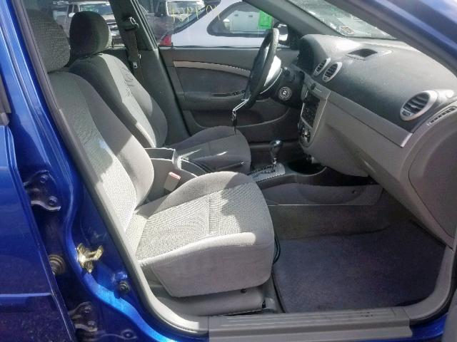 KL5JD86Z36K267536 - 2006 SUZUKI FORENZA BLUE photo 5