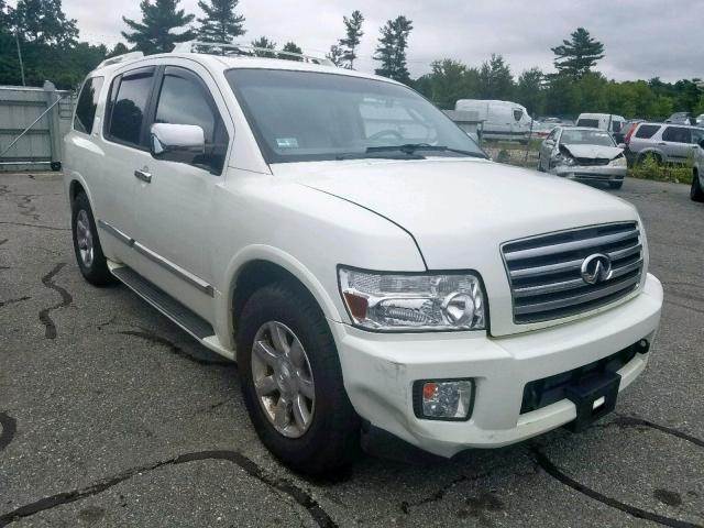 5N3AA08C25N805611 - 2005 INFINITI QX56 WHITE photo 1