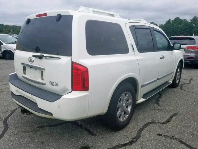 5N3AA08C25N805611 - 2005 INFINITI QX56 WHITE photo 4