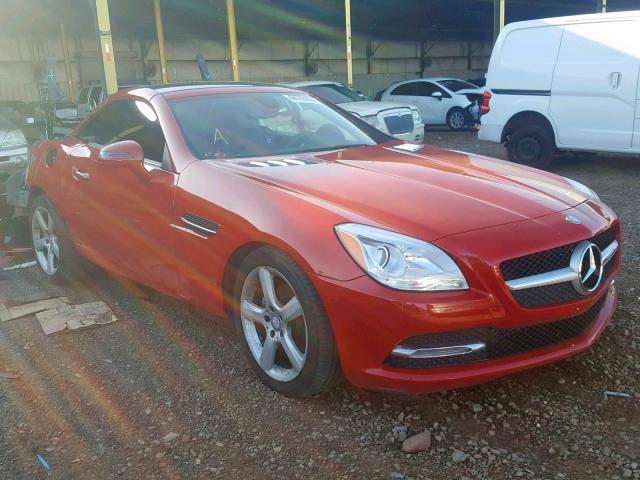 WDDPK4HA8FF102042 - 2015 MERCEDES-BENZ SLK 250 RED photo 1