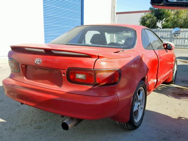 JT2ST87F3P0131709 - 1993 TOYOTA CELICA GT RED photo 4