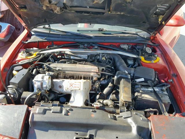 JT2ST87F3P0131709 - 1993 TOYOTA CELICA GT RED photo 7