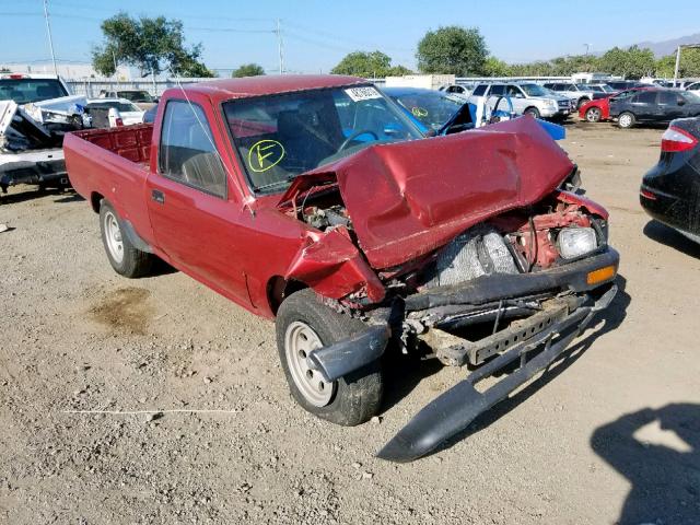 JT4RN81A4N0094776 - 1992 TOYOTA PICKUP 1/2 BURGUNDY photo 1