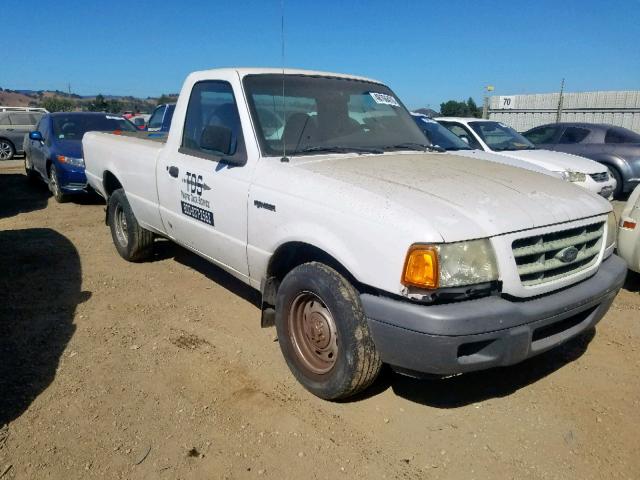 1FTYR10U31PB72212 - 2001 FORD RANGER WHITE photo 1