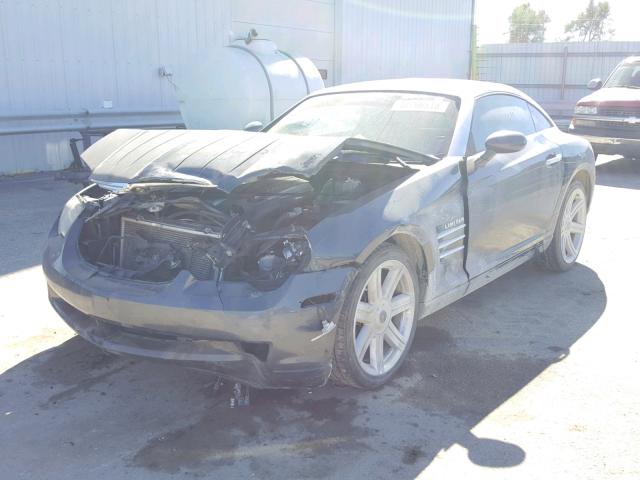 1C3AN69LX6X065819 - 2006 CHRYSLER CROSSFIRE GRAY photo 2