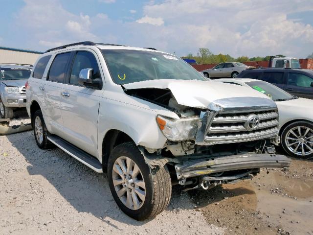 5TDYY5G15CS039823 - 2012 TOYOTA SEQUOIA PL WHITE photo 1