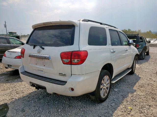 5TDYY5G15CS039823 - 2012 TOYOTA SEQUOIA PL WHITE photo 4